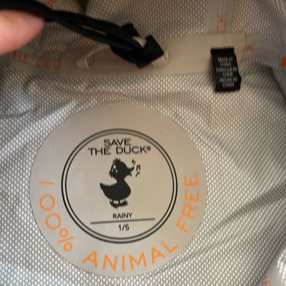 NWT Save the Duck rain jacket or wind breaker - Picture 2 of 13